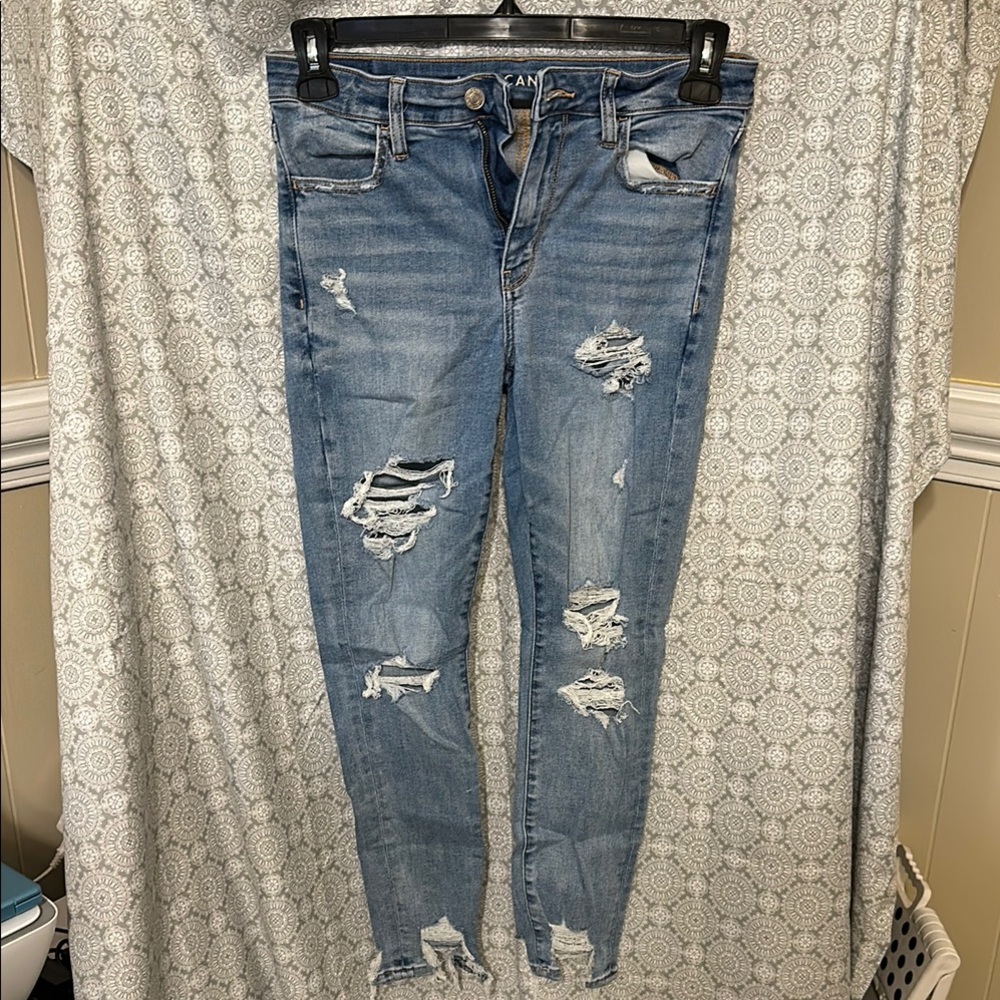 American Eagle Outfitters Blue Skinny Jeans
